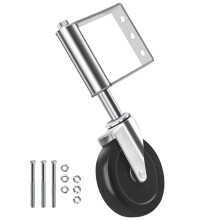 Roue de remplacement de porte robuste,-5 pouces d'argent