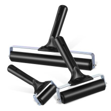 3 Rubber Rollers Reusable Printing Rollers for Printmaking, Scrapbooking, and Wallpaper – Lightweight, Durable, Easy to Use