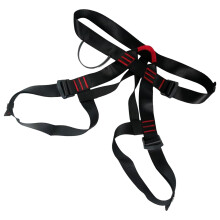 Climbing Harness Half Body Climbing Harness for Rock Breathable Safety Equipment for Outdoor Activities, Professionals and Beginners Black