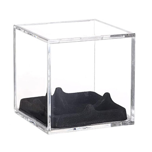 Baseball Storage Box Acrylic Clear Display Case Cube For Baseball Memorabilia Dustproof Protector Case