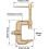 Welding Clamp Solid Brass, Clamp Type G, 500A, Jaw Width 43mm 2