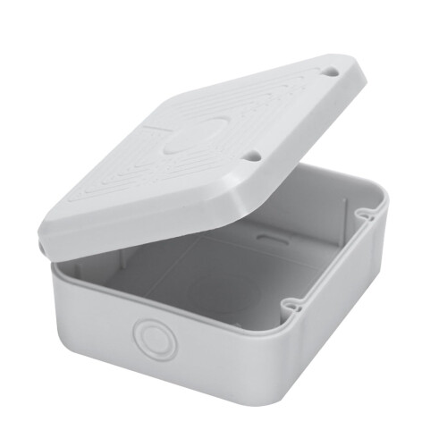 Solar Camera Junction Box with Weatherproof Cable Enclosure for Wall or Ceiling Mount
