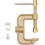Welding Clamp Solid Brass, Clamp Type G, 500A, Jaw Width 43mm 3