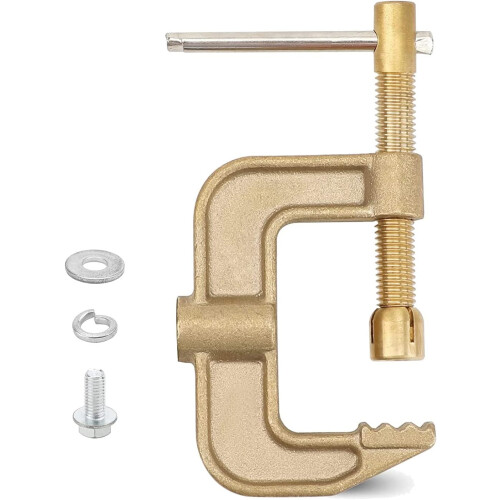 Welding Clamp Solid Brass, Clamp Type G, 500A, Jaw Width 43mm 2