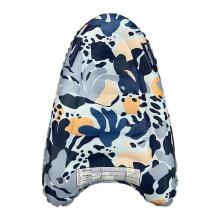 PVC Inflatable Surfboard With Handle Lightweight Safe Floating Folding Body Board For Kids Learning 76x51x13 ColorB