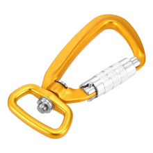 Carabiner Climbing carabiner C/DRing Swivel carabiner GoldD