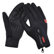 Women's Winter Gloves Full Fingers Waterproof, Ergonomic Touchscreen Compatible for Work, Sledding, Cycling Size SXL