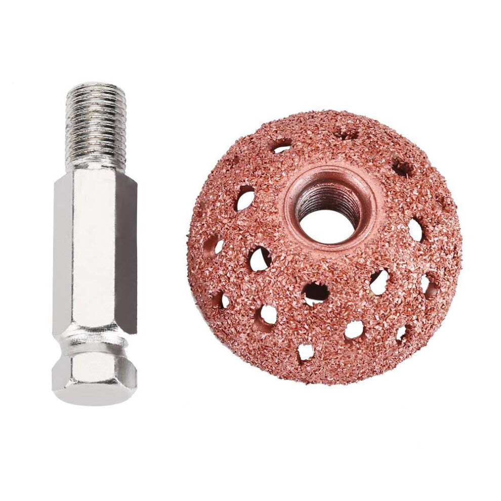 Tire Buffing Wheel 38Mm 70Grid Coarse Grit Tungsten Alloy Grinding Head With Linking Rod For Tire Patching Tools 9382693327680