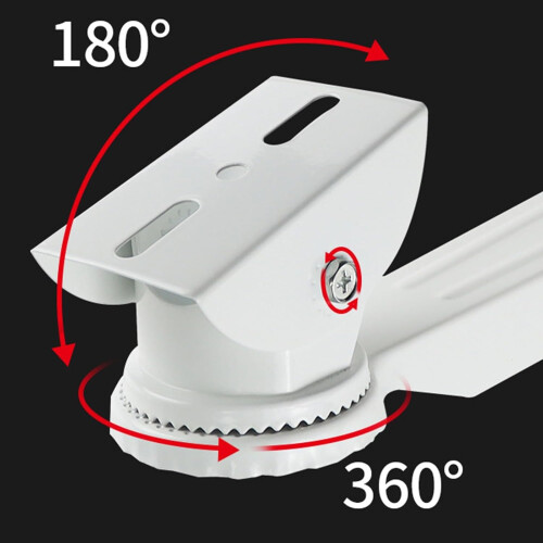 CCTV Camera Wall Mount Bracket External Wall Corner Bracket Outdoor Security Mounting Accessory Metal Hoop Bracket 20 Cm 2
