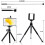 10Pcs 8X Mobile Phone Lens Kit Black Other Mobile Accessories 5