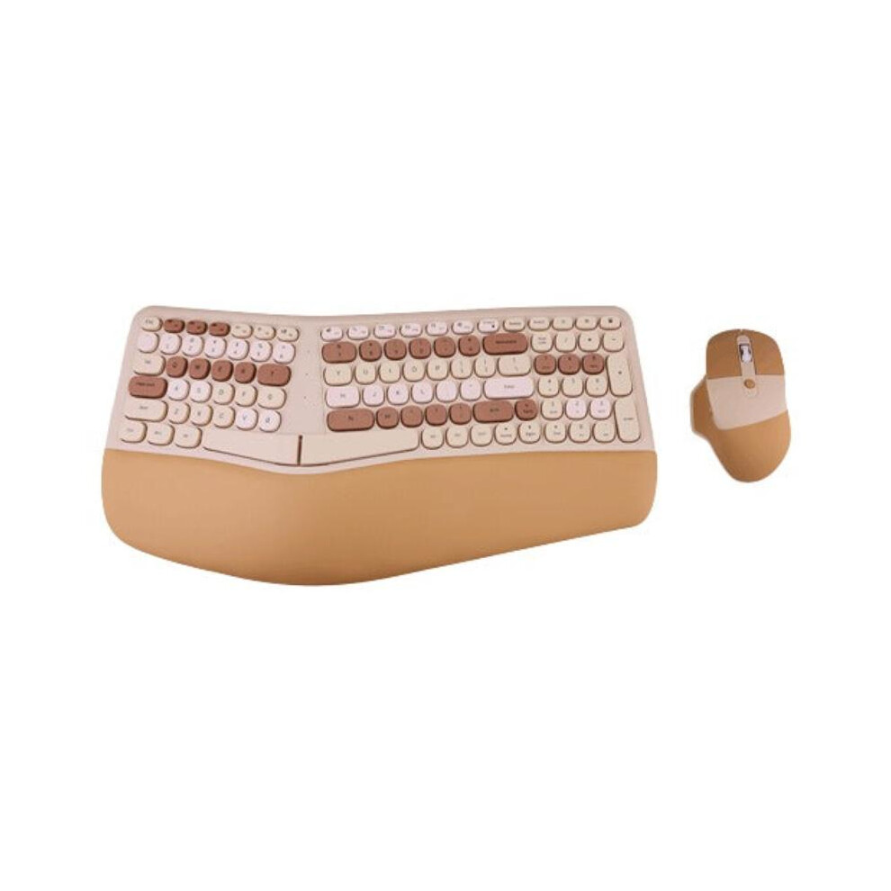 Bluetooth Keyboard Mouse Combo Set Ergonomic Wireless Portable Device Soft Keys Keyboards & Keypads 764589051128