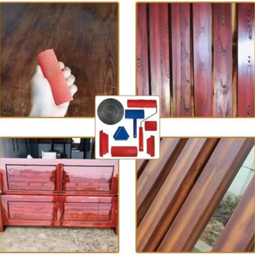 Tools for Printed Art, Wood Grain, Texture Roller, Texture Tools for DIY Interior Wall Design Decoration 1