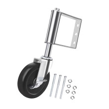 Draagbare, stevige poortzwenkwielen voor stabiele-4 inch zilver
