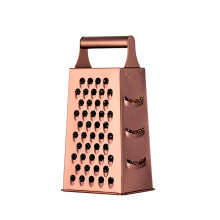 (Rose Gold) Multi-Functional Stainless Steel Portable Vegetable Grater Slicer Kitchen Utensils
