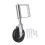 Multipurpose Gate Wheel with Wide Brackets and-5 inch silver 1