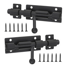 2 stuks 4Inch Rvs Schuifbouten Vergrendelingen Draagbare Stevige