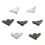 Sturdy Iron Protective Corners for-Red bronze Floral style 2