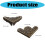 Practical Iron Corner Protectors for-Red bronze Floral style 4