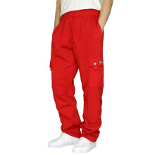 Men's Sports Pants Elastic Waist Jogging Pants Solid Color Baggy Loose Pants MultiLayer Pocket Work Pants Ref: 2135