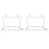 2PCS Iron Foldable Hanging Trash Bag Holder for Kitchen, White 2