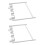 2PCS Iron Foldable Hanging Trash Bag Holder for Kitchen, White 15