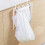 2PCS Iron Foldable Hanging Trash Bag Holder for Kitchen, White 6
