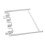 2PCS Iron Foldable Hanging Trash Bag Holder for Kitchen, White 11