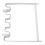 2PCS Iron Foldable Hanging Trash Bag Holder for Kitchen, White 13