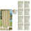 8Pcs Outdoor Drapery Weights Waterproof Home Accessory for 2
