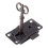 Decorative Antique Bronze Lock Set for Small Cabinets and 5