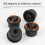 10pcs Universal Rotates  Casters Featuring Quiet Rolling & Easy 5