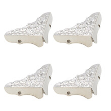 Protecteurs d'angle de boîte à-Couleur nickel blanc Style Floral