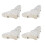 Practical Iron Corner-White nickel color Floral style 1