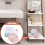 Stylish Ribbed Design Strength Plastic Canisters, Space-saving Multi-functional Qtip Holder for Bathroom Essentials, Sleek and Compact Design with Cle 5