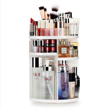 Durable Shelves For Cosmetics, Multi-Function Organizer Provides Large Capacity Storage, Suitable For Vanity Or Bathroom Countertop, Washable & Remova
