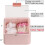 Stylish Ribbed Design Strength Plastic Canisters, Space-saving Multi-functional Qtip Holder for Bathroom Essentials, Sleek and Compact Design with Cle 2