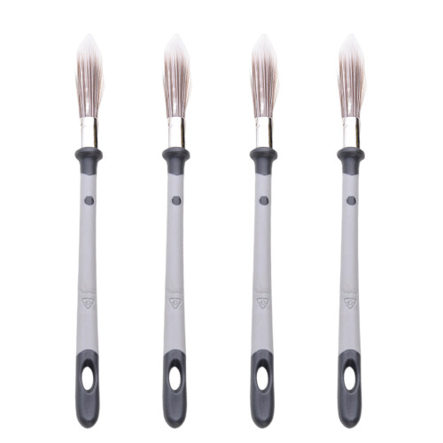 4Pcs High Performances Paint Brushes Portable for Detailed Work