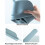 Kitchen Sink Water Splashes Guard Silicone Splashes-White 5