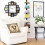 Modern ABS Photo Frame Wall Clock 38.5cm Decorative Timepiece 5