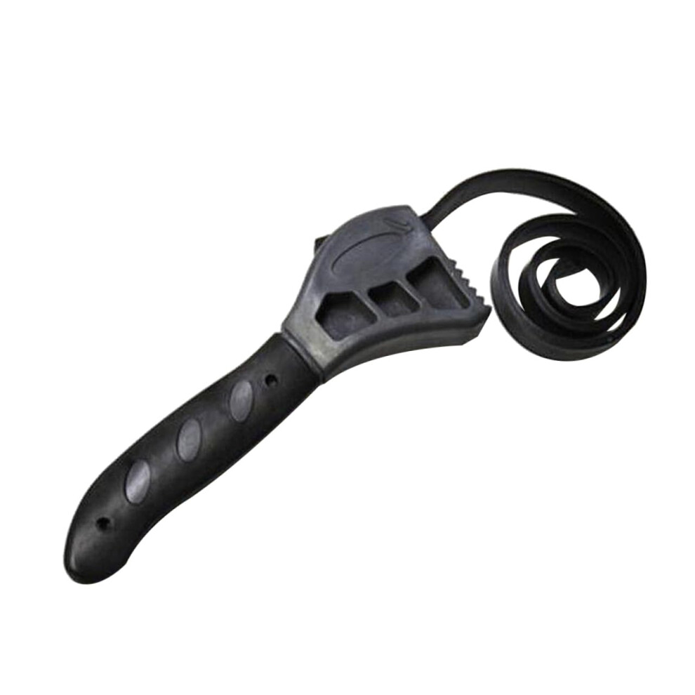 Adjustable Rubber Strap Wrench Set With Cushioned Handles For Jars Bottles And Tight Spaces 2Pcs 9189345198632