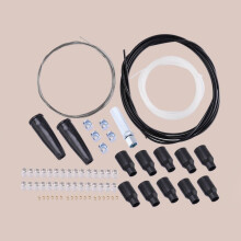 DWCX 5 metri Kit per motocicletta fai-da-te Cavo dell'acceleratore Nipple Ghi Kit Stivali adatti a Pit Dirt Bike