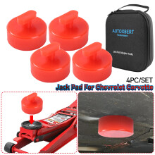 4x Wagenheber-Pad-Adapter Polyethylen mit Aufbewahrungskoffer, Taschenschachtel, Werkzeug-Lift-Sicher-Erheben-Schwergewicht für Chevrolet Corvette