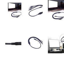 DC5521 Splitter-Kabel DC5,5 mm x 2,1 mm Steckerkabel für LED-Lightbar-Lautsprecher