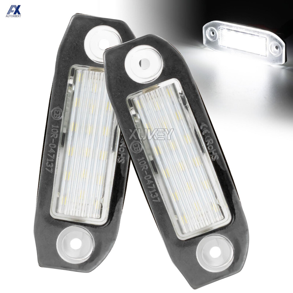 2Pcs 12V Car License Plate Number Lights Canbus Error Free For Volvo S80 Xc90 S40 V60 Xc60 S60 C70 V50 Xc70 V70 6935161456554