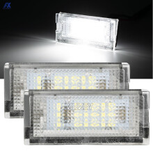 2PCS Auto-Kennzeichen-Leuchte für BMW E46 3er 4D 1998-2005 Hecknummernschild-Upgrade Beleuchtung fehlerfrei