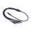 DC5521 Splitter Cable DC5.5mmx2.1mm Connectors Wire for LED Light Bar Speaker 7
