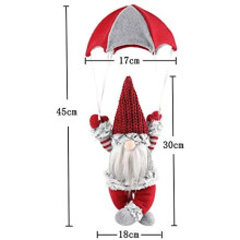 Traditional Spirit In Your Home, Scandinavian Figurine Christmas Tabletop Gnome With Weighted Bottom Stand Enhances Traditional And Contemporary