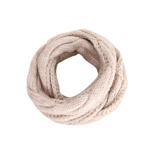 Dikke, geribbelde gebreide infinity-sjaal, verstelbaar, unisex winteraccessoire met gedraaid detail, zachte geweven kasjmierstof met doorlopend
