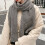 Χειμερινό κασκόλ με σχέδιο Houndstooth, εξαιρετικά απαλό ζεστό κασκόλ για άνδρες και 2