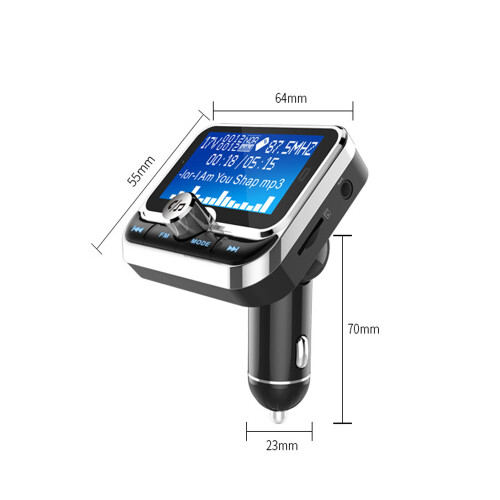 Effortless Aux Input Output, Bluetooth Fm Transmitter Ensuring A Seamless Connection To Your Favorite Tunes 1
